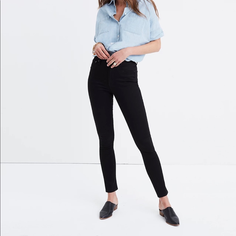 Madewell high riser jean